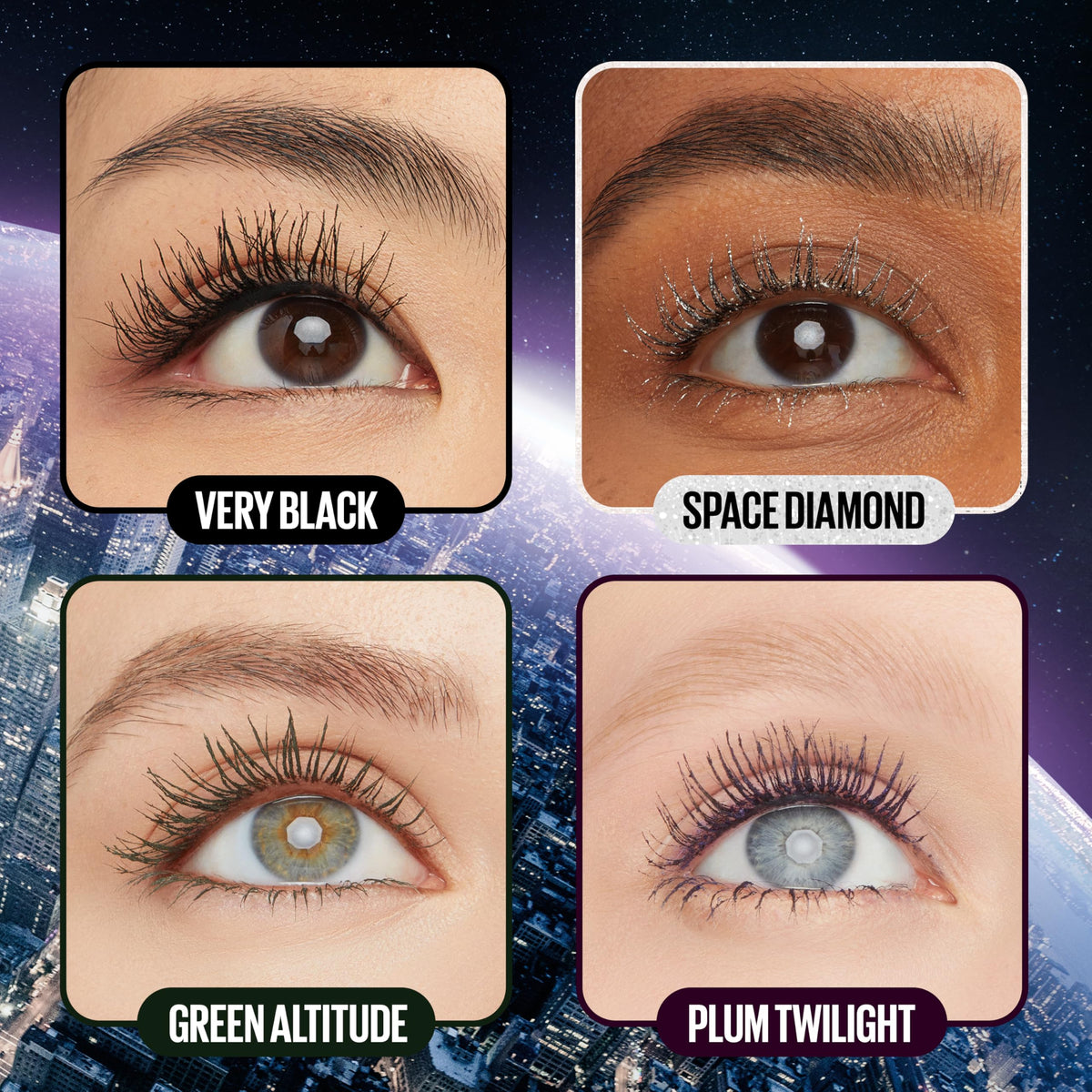 Maybelline product packaging label showing ingredient and safety benefits