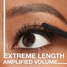 Maybelline side-by-side before and after demonstrating volume benefit
