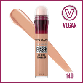 Maybelline sponge applicator close-up demonstrating easy targeted application