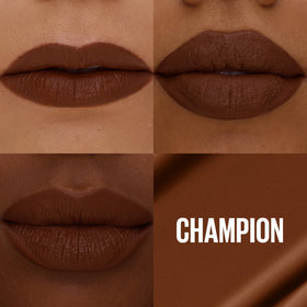 MAYBELLINE applicator arrow tip displayed for precise lip definition benefit