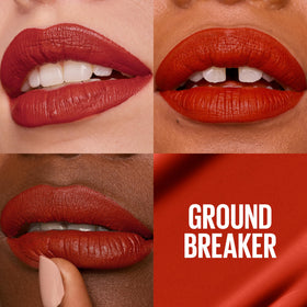 Maybelline Super Stay arrow applicator close-up for precise lip definition benefit