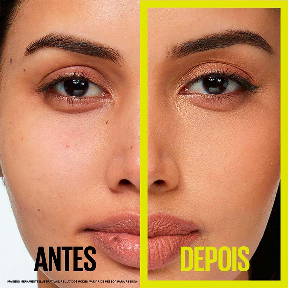 Maybelline coverage comparison before and after concealing imperfections benefit