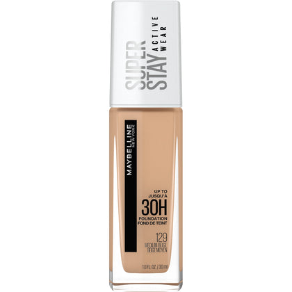 maybelline front bottle showing label and shade for long-lasting wear