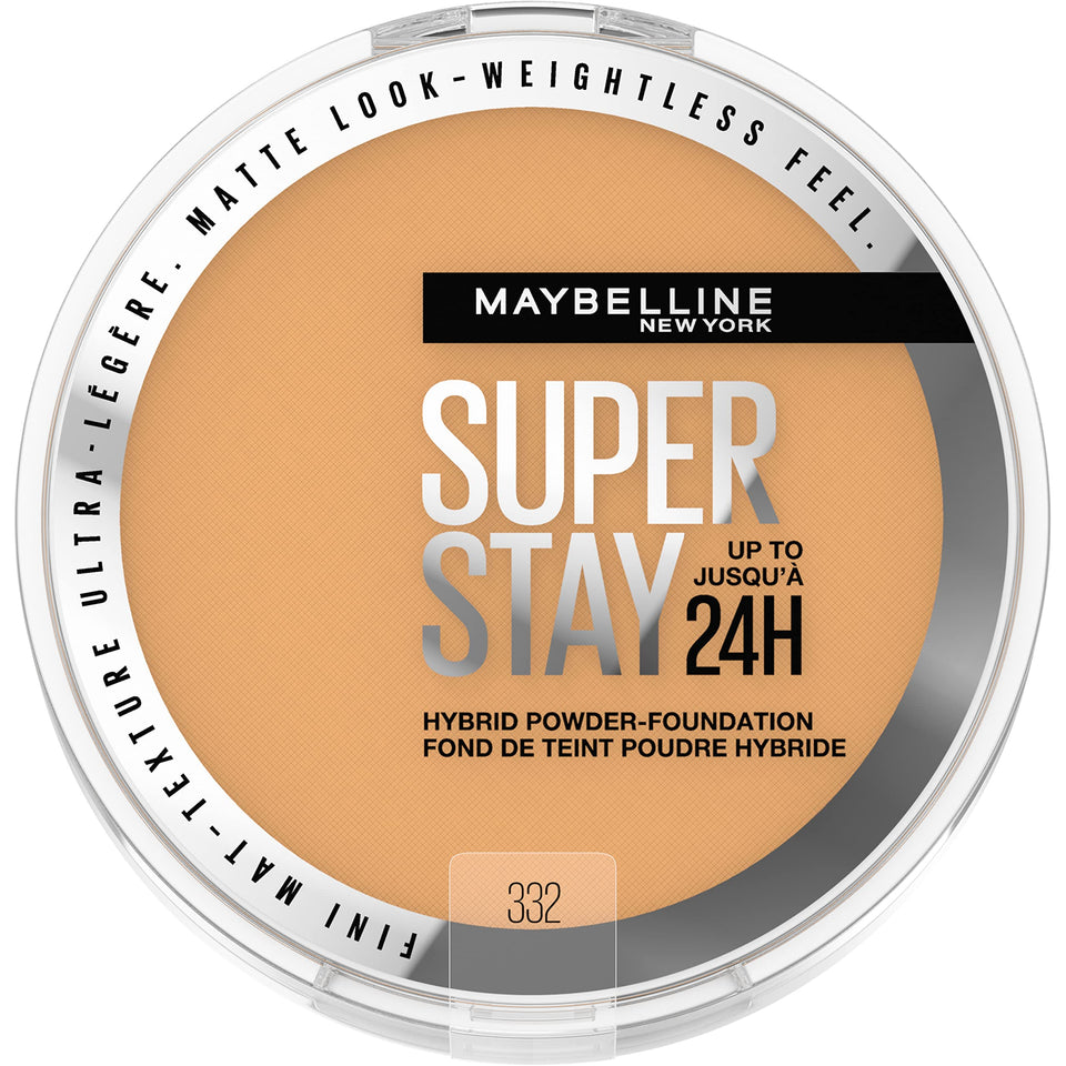 MAYBELLINE compact front view showing sleek packaging and travel-ready design