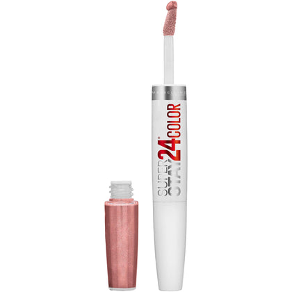 Maybelline Super Stay front tube showing dual‑step design and benefit