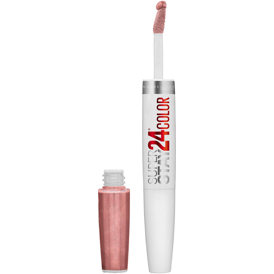 Maybelline Super Stay front tube showing dual‑step design and benefit