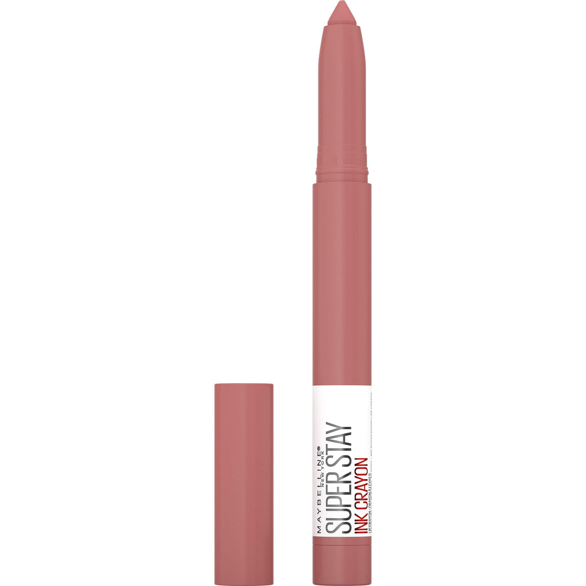 Maybelline Super Stay Ink Crayon front packaging shows product and shade