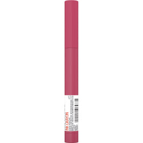 MAYBELLINE crayon inside a makeup bag lifestyle shot showing portability and convenience