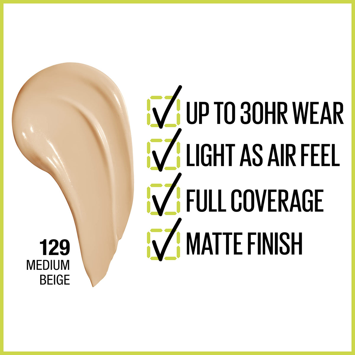 maybelline pump and cap detail for controlled application and hygiene