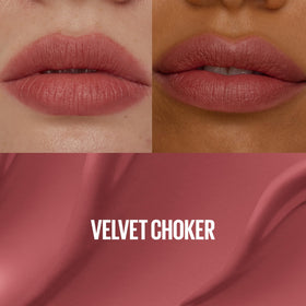MAYBELLINE applicator closeup displaying smooth wand for precise, effortless lip application