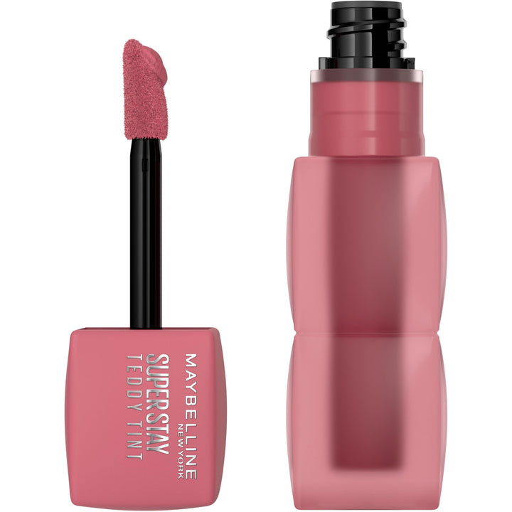 Maybelline tube front view showing product branding and sleek design benefit