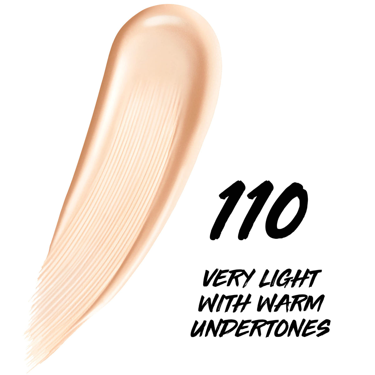 Maybelline texture close-up showing smooth blendable finish benefit