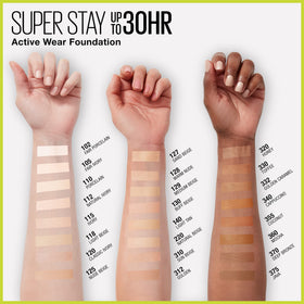 Maybelline foundation texture on hand showing smooth blendability benefit