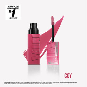 Maybelline flocked applicator close-up for precise, clean lip lines benefit