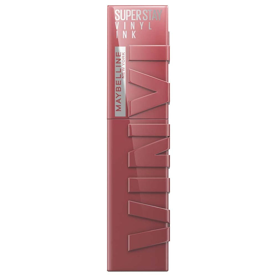 Maybelline front packaging showing product and shade name boosting shelf appeal