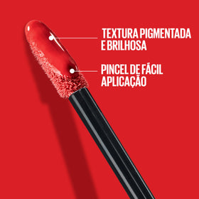 Maybelline open cap and tip showing how to apply smoothly benefit