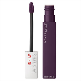 Maybelline front view of product tube showing bold city edition color and compact design benefit