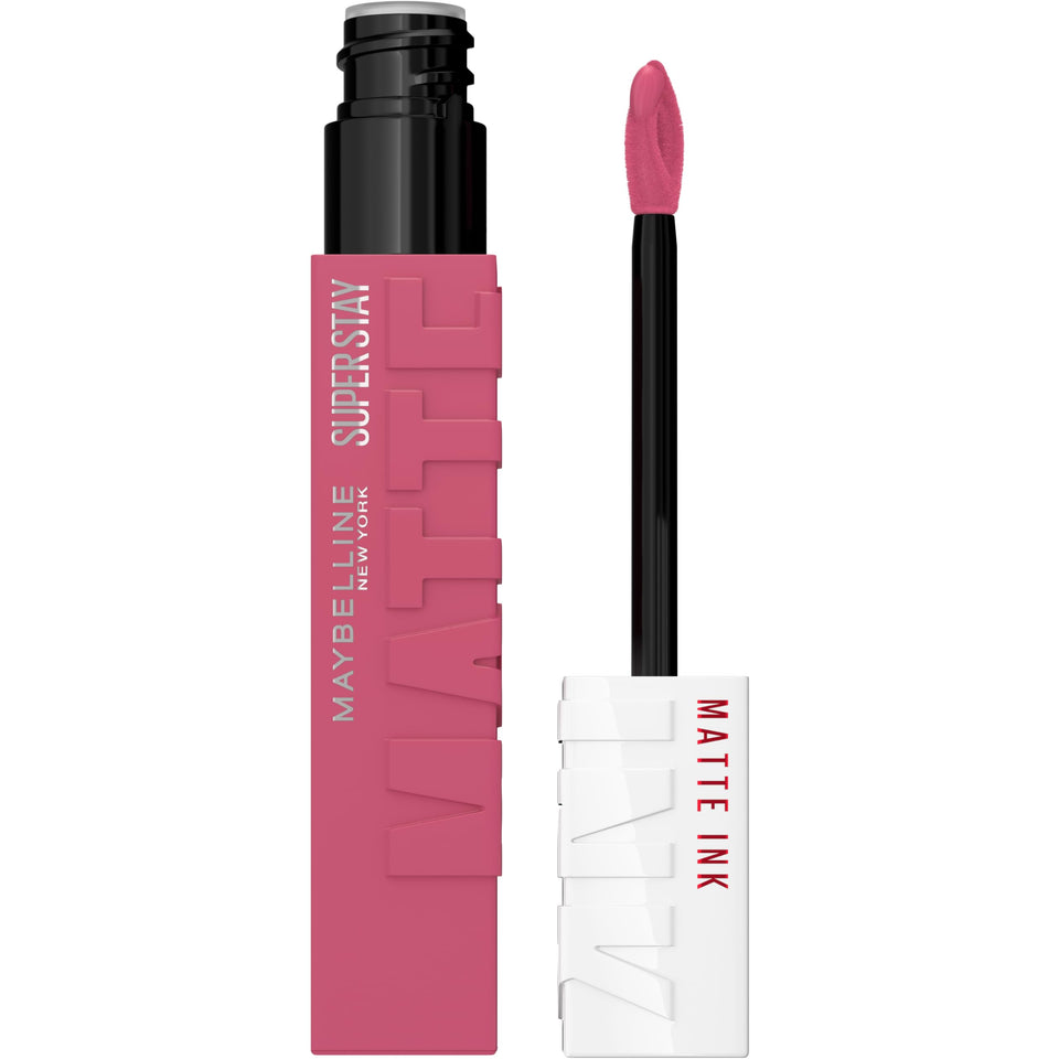 Maybelline SuperStay front packaging showing product and shade for long wear