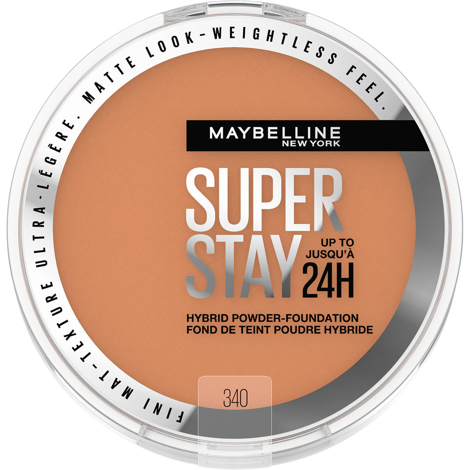 Maybelline front packaging showing compact and product branding for easy ID