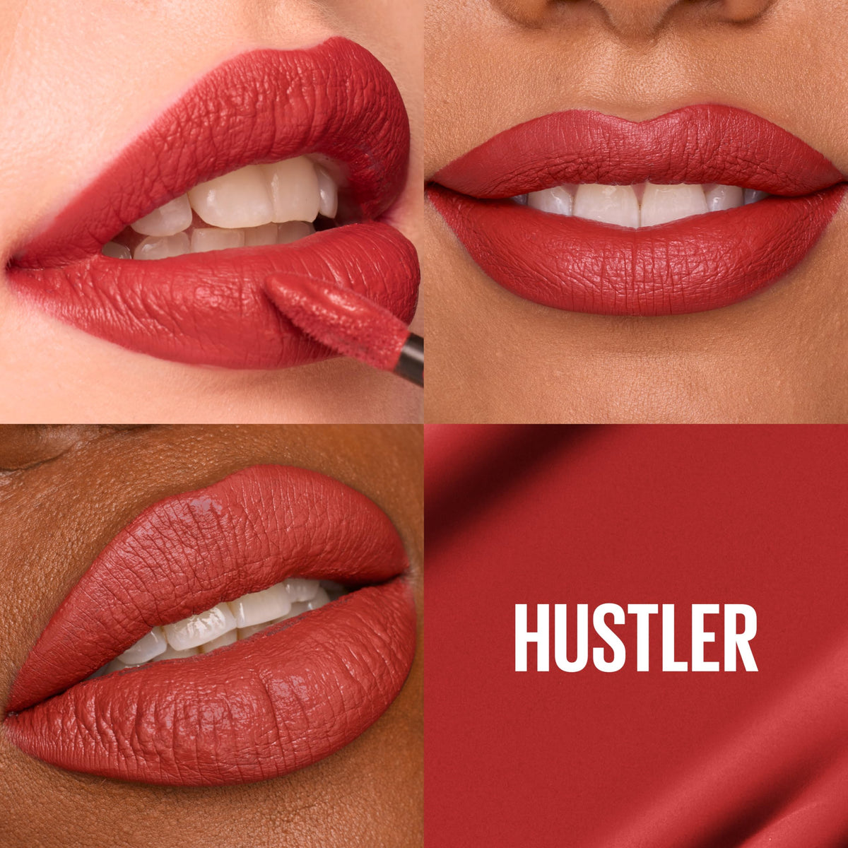 Maybelline SuperStay arrow applicator closeup for precise application and clean edges