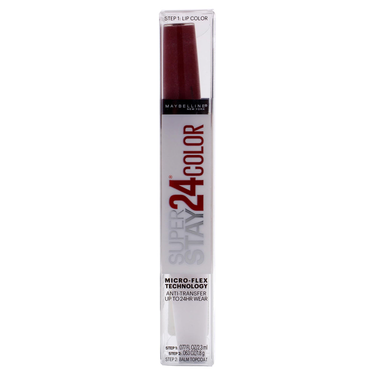 Maybelline SuperStay swatches on arm comparing pigment payoff benefit: high color saturation and true shade