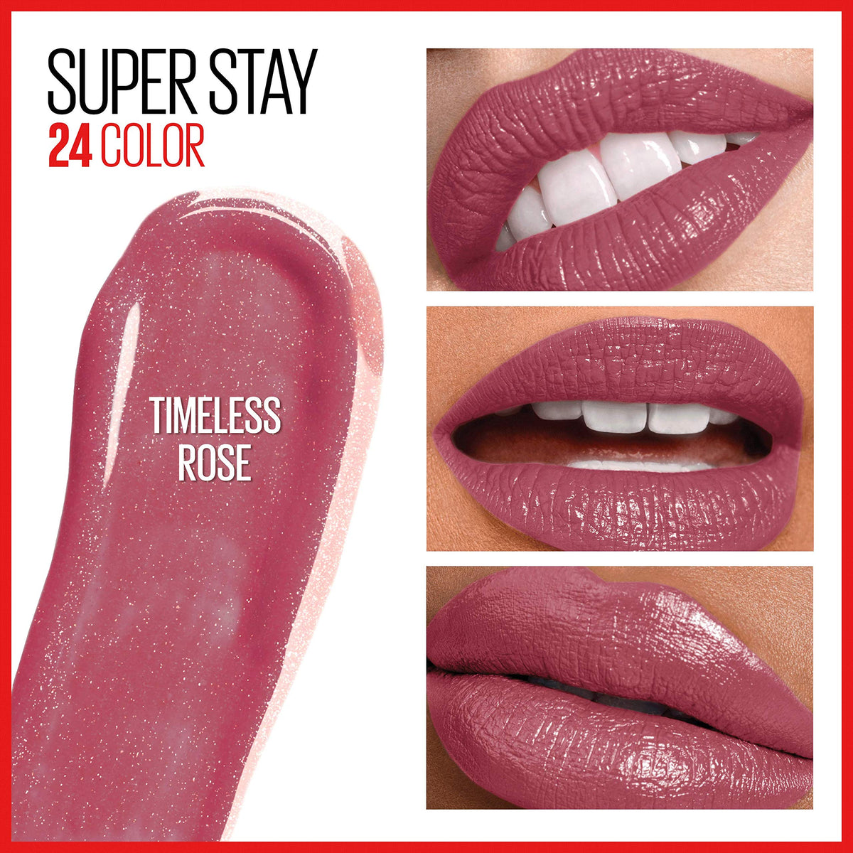 Maybelline SuperStay liquid texture closeup highlighting Micro‑Flex finish benefit: smooth, non‑cracking color