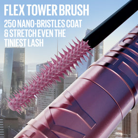 Maybelline swatch on forearm showing Burgundy Haze color payoff and definition