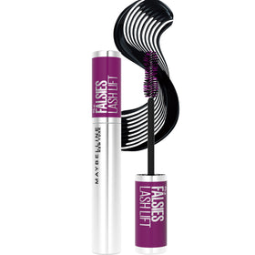 Maybelline swatch on hand showing very black pigment payoff