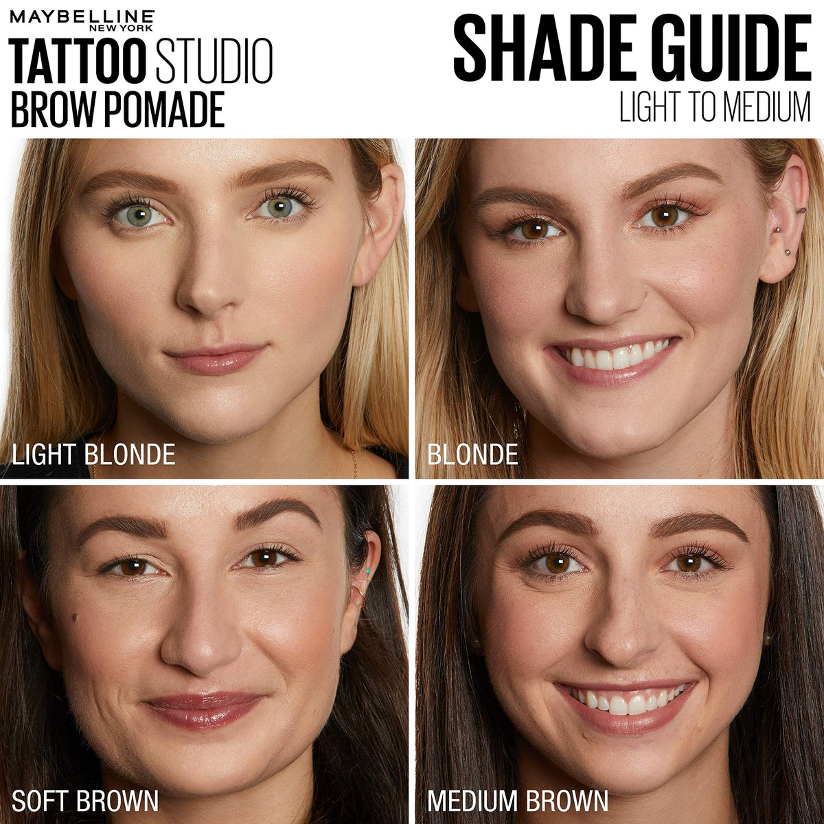 MAYBELLINE product label close view showing shade and ingredient clarity