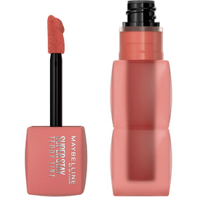 MAYBELLINE front packaging showing compact skinnydip shade and benefits