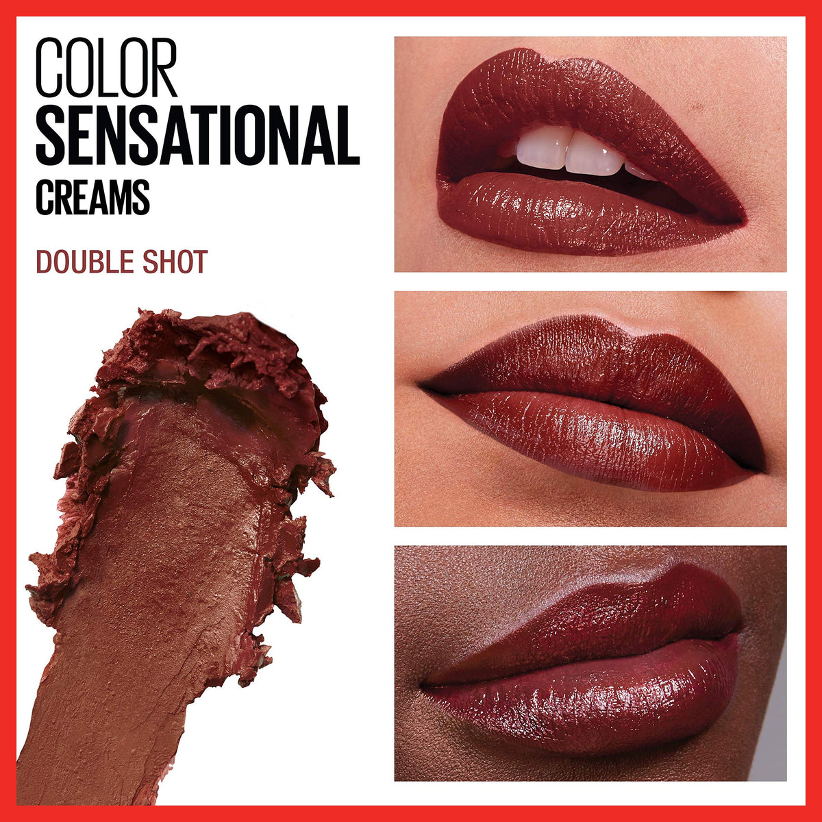 Maybelline texture smear displaying creamy formula for hydrated lips