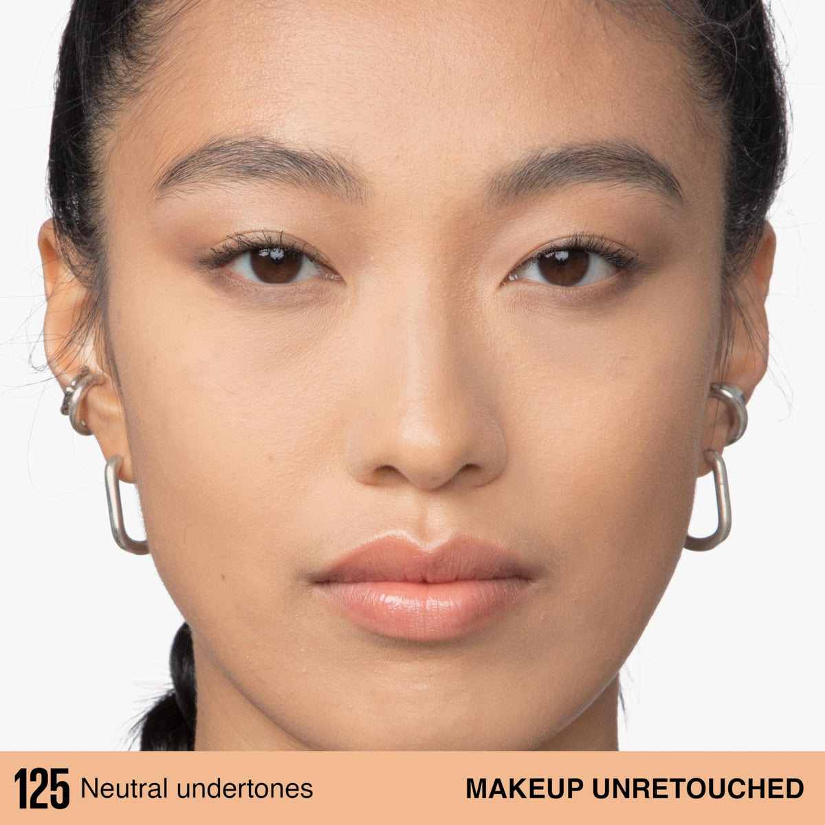 Maybelline texture swatch showing silky, buildable formula for smooth finish
