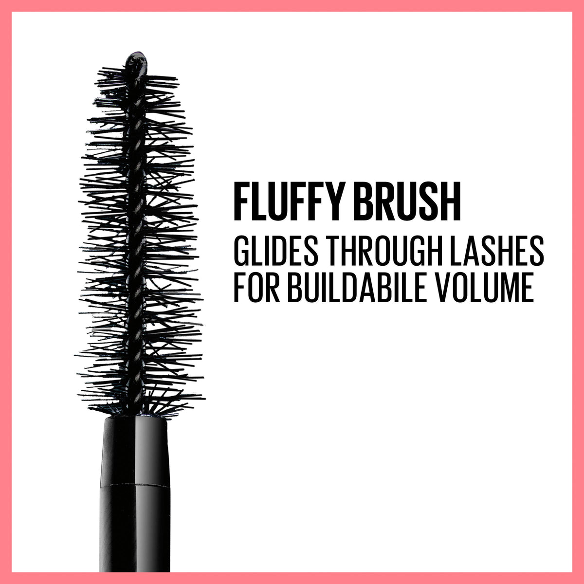 Maybelline whipped-mascara texture swirl with coconut extract emphasizes conditioning and soft application