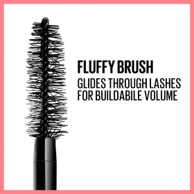 Maybelline whipped-mascara texture swirl with coconut extract emphasizes conditioning and soft application