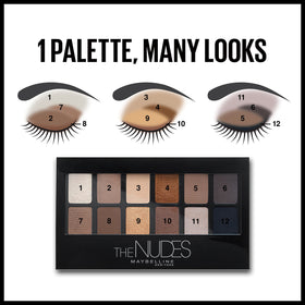 Maybelline applying a shade to the eyelid illustrating buildable color and definition