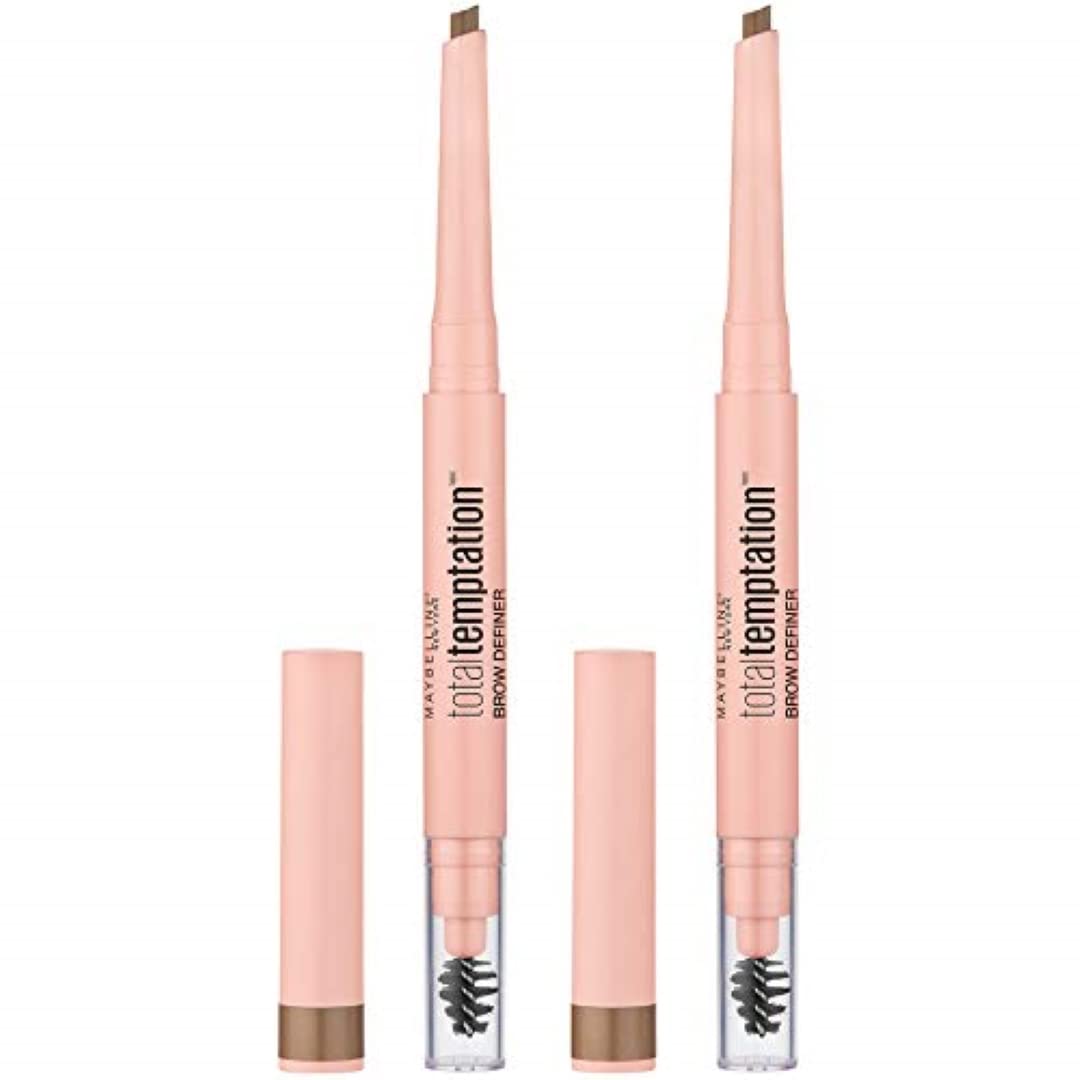 MAYBELLINE front packaging of Total Temptation Definer Pencil showing product and shade