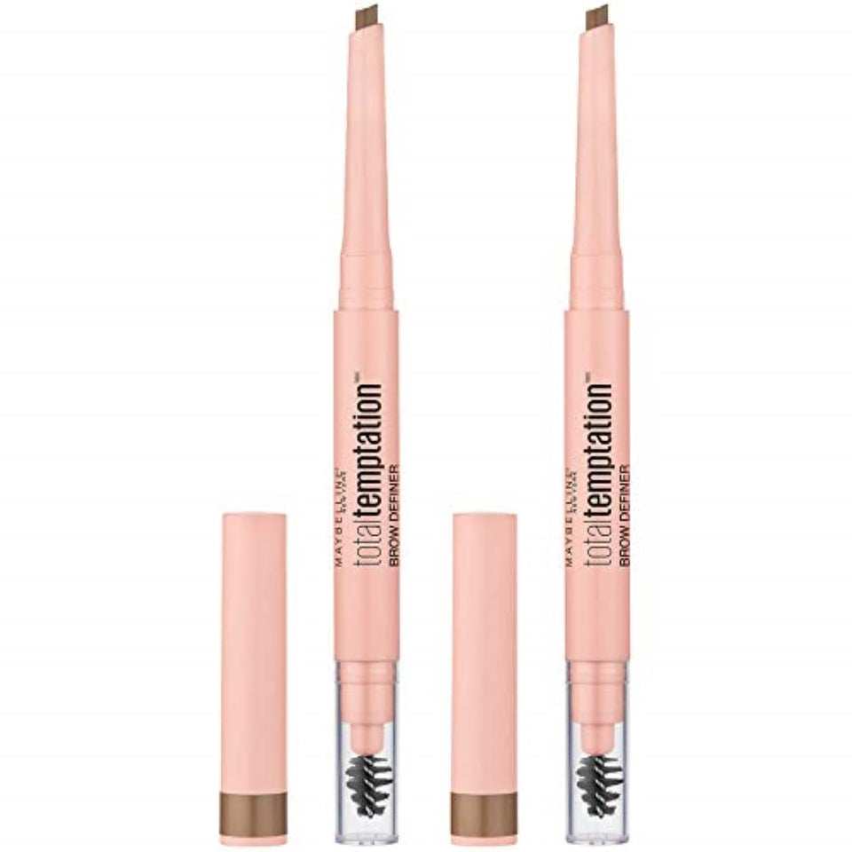 MAYBELLINE front packaging of Total Temptation Definer Pencil showing product and shade