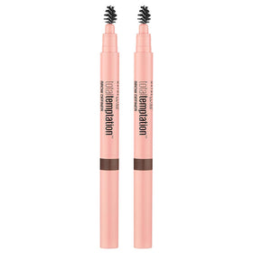 Maybelline Total Temptation spoolie and teardrop tip closeup for precise shaping