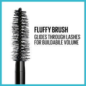 Maybelline Total Temptation wand brush close-up evenly coats lashes