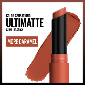 Maybelline Ultimatte slim bullet close-up highlighting precise tip and luxe finish