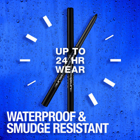 Maybelline Unstoppable close-up of self-sharpening tip highlighting precision for fine lines