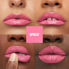 MAYBELLINE Upbeat swatch on skin showing true pigment and color payoff benefit