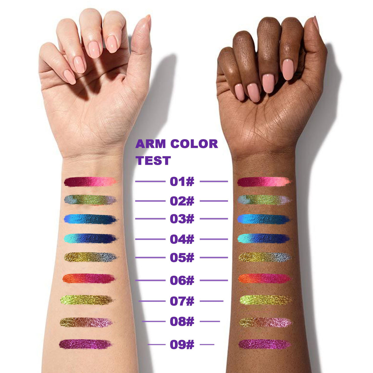 Maydear chameleon scale and cap label showing product size and brand information