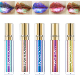 Maydear packaging front view showing five-shade kit and vibrant appeal