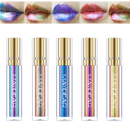 Maydear packaging front view showing five-shade kit and vibrant appeal