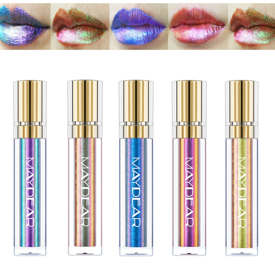 Maydear packaging front view showing five-shade kit and vibrant appeal
