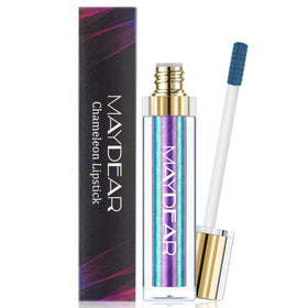 Maydear chameleon texture closeup displaying smooth glossy finish and reflective pigments