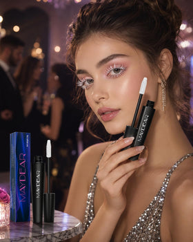 Maydear mascara color variants laid flat to show available shades