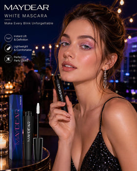 Maydear mascara staged with makeup kit for party and stage use