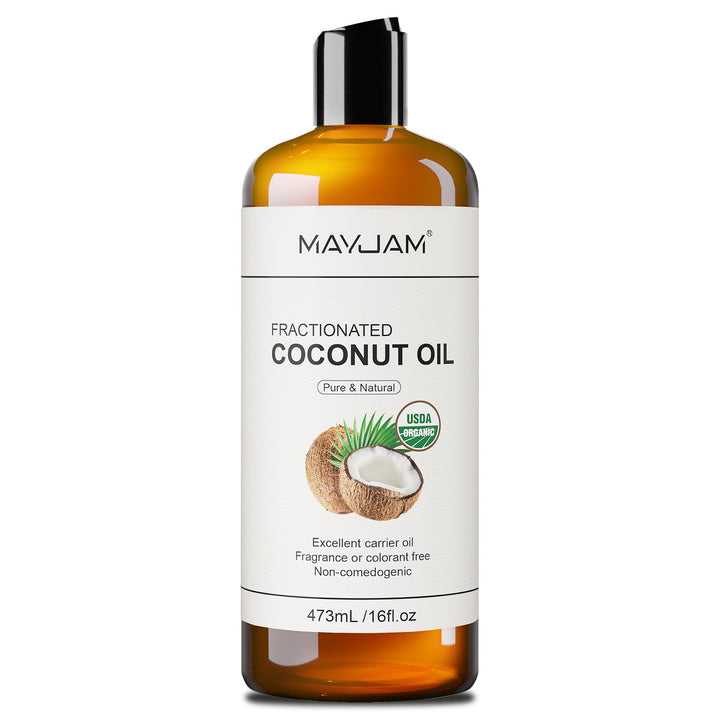 MAYJAM front label on 16oz bottle showing organic branding and benefits